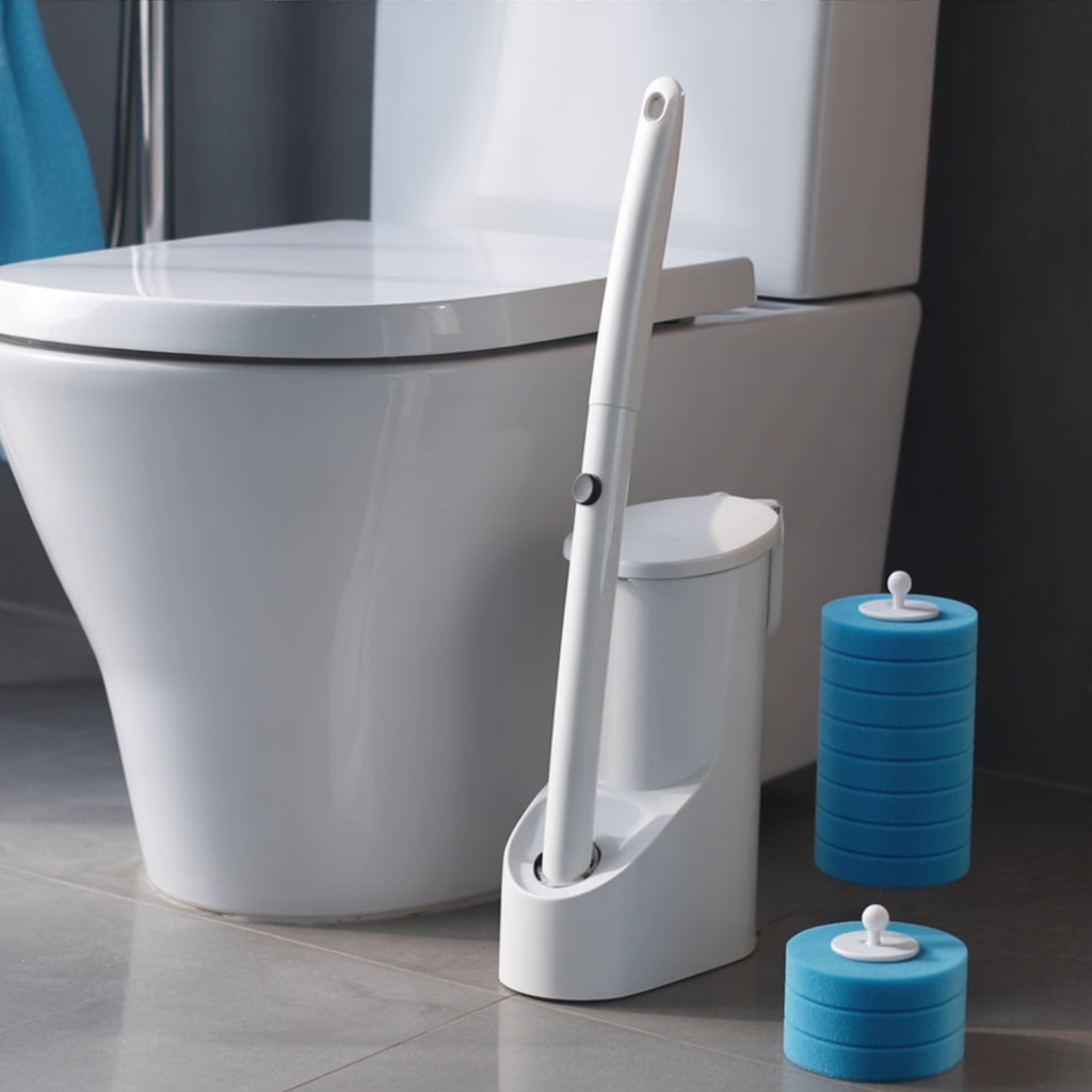 Engångstoalettborsteset för väggmontering