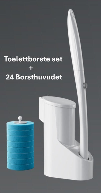 Engångstoalettborsteset för väggmontering